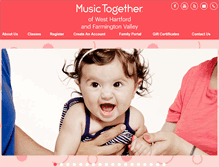 Tablet Screenshot of musictogetherwhfv.com